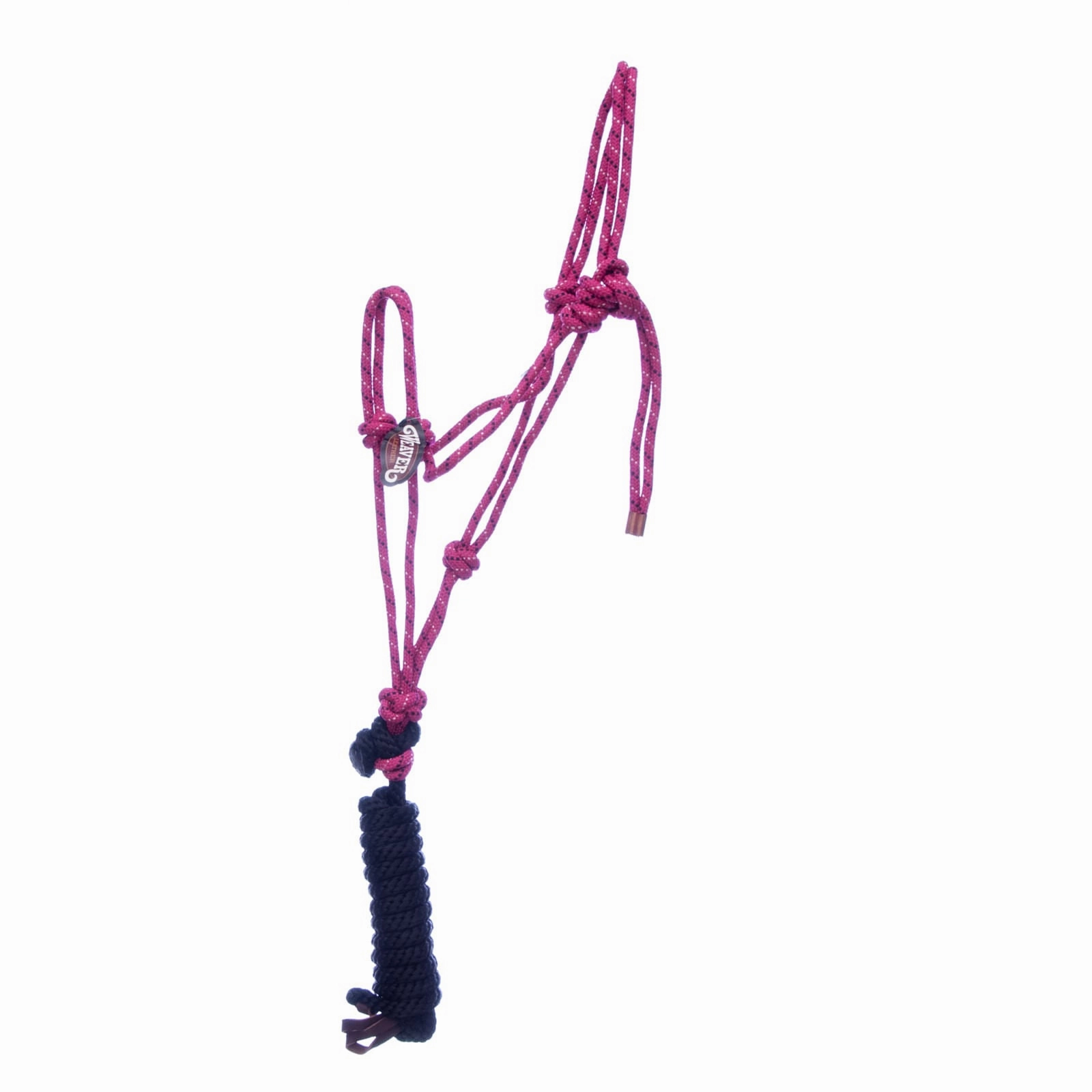 Weaver Leather Diamond Braid Rope Halter with Lead