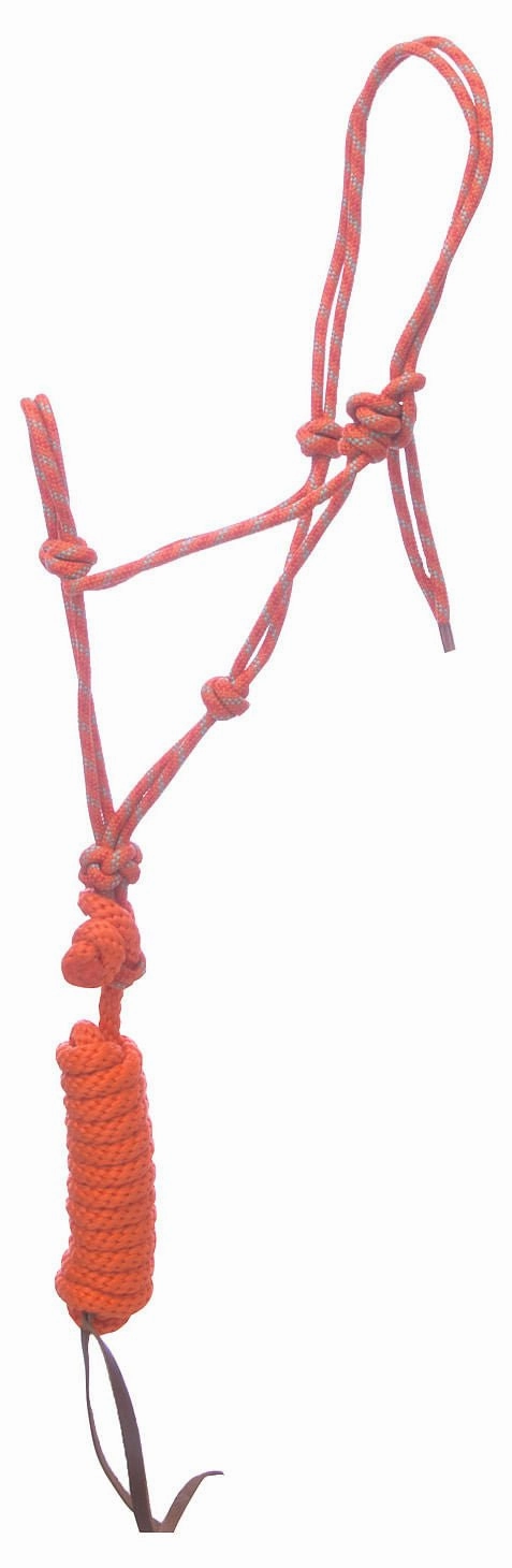 Weaver Leather Diamond Braid Rope Halter with Lead