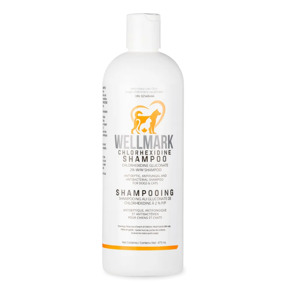 Wellmark Chlorhexidine Shampoo for Dogs & Cats - 473ml cat vitamins, cat immune support
