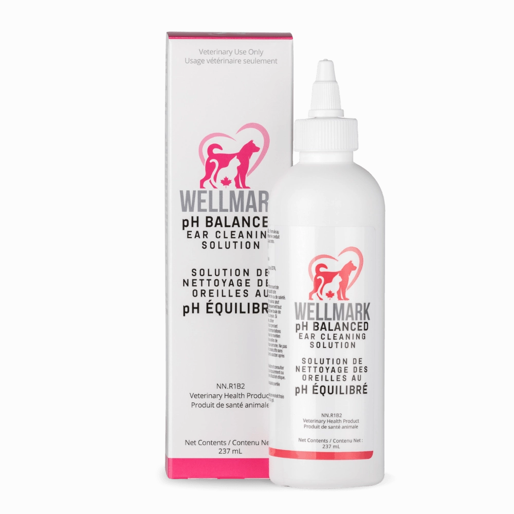 Wellmark pH Balanced Ear Cleaning Solution for Dogs & Cats