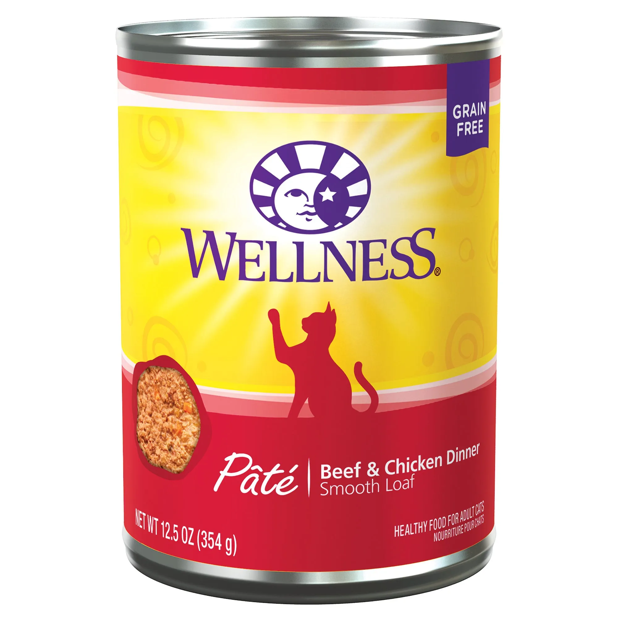 Wellness Complete Health Pt Beef & Chicken Cat 12.5oz dry cat food, cat kibble