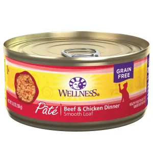Wellness Complete Health Pt Beef & Chicken Cat 5.5oz adult cat food, best cat food for adults