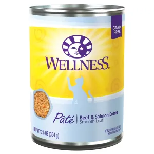 Wellness Complete Health Pt Beef & Salmon Cat 12.5oz dry cat food, cat kibble