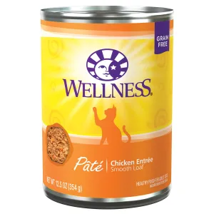 Wellness Complete Health Pt Chicken Cat 12.5oz adult cat food, best cat food for adults