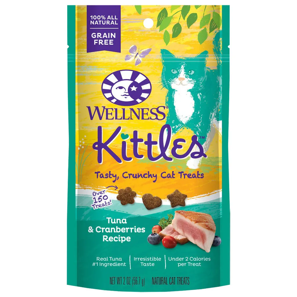 Wellness Kittles Tuna & Cranberries cat treats, soft cat treats