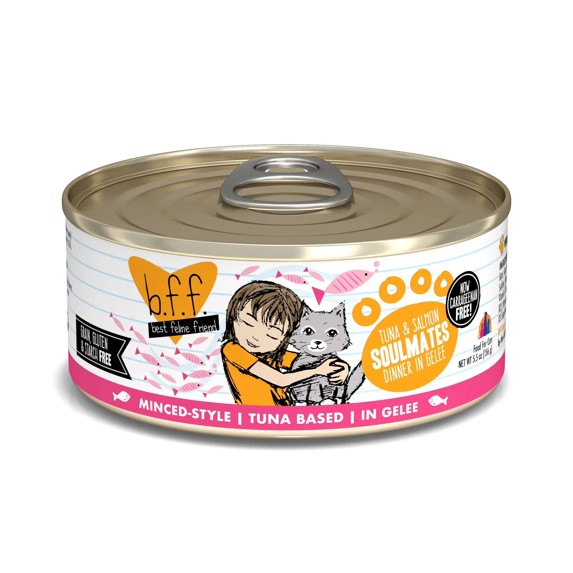 Weruva B.F.F Best Feline Friend Tuna & Salmon Soulmates dry cat food, cat kibble