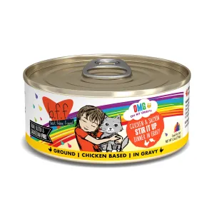 Weruva B.F.F. Oh My Gravy (OMG) Chicken & Salmon Stir It Up dry cat food, cat kibble