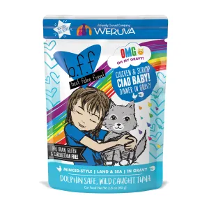 Weruva B.F.F. Oh My Gravy (OMG) Ciao Baby! 2.8oz dry cat food, cat kibble