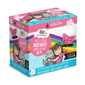 Weruva B.F.F. Oh My Gravy (OMG) Date Nite! 2.8oz dry cat food, cat kibble