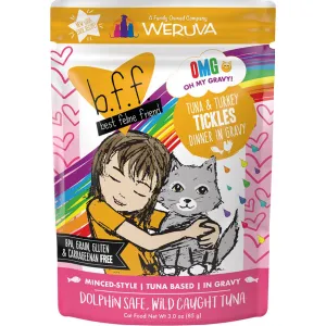 Weruva BFF Pouch Tickles Cat Food - 3oz organic cat food, holistic cat food