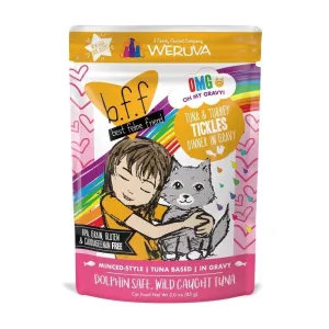 Weruva BFF Tuna & Turkey Tickles Recipe Single Pouches Wet Cat Food wet cat food, canned cat food