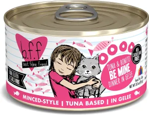 Weruva BFF Tuna and Bonito Be Mine Canned Cat Food wet cat food, canned cat food