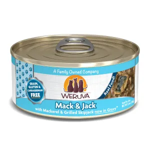Weruva Cat Mack & Jack 5.5oz adult cat food, best cat food for adults