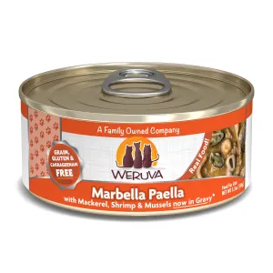 Weruva Cat Marbella Paella 5.5oz adult cat food, best cat food for adults