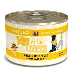 Weruva Cats in the Kitchen Chicken Frick 'A Zee (6.0oz) adult cat food, best cat food for adults