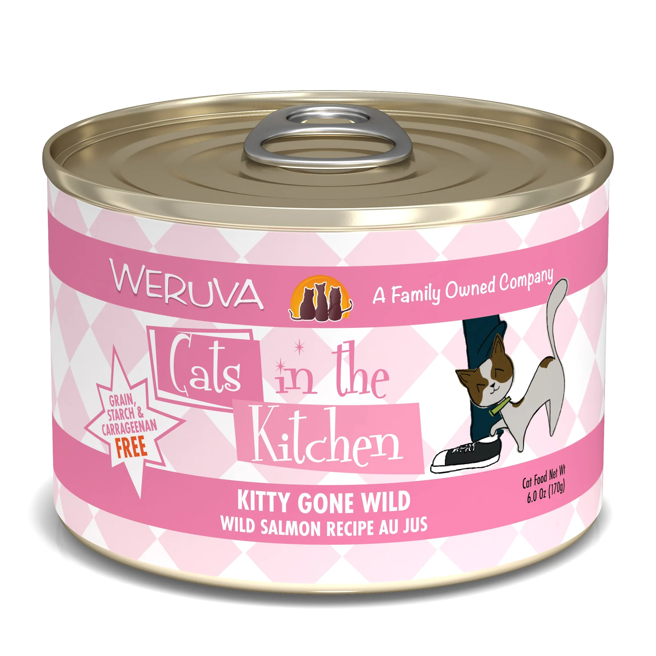 Weruva Cats in the Kitchen Kitty Gone Wild (6.0oz) dry cat food, cat kibble