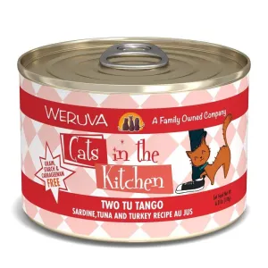 Weruva Cats in the Kitchen Two Tu Tango Canned Cat Food grain free cat food, no grain dry cat food
