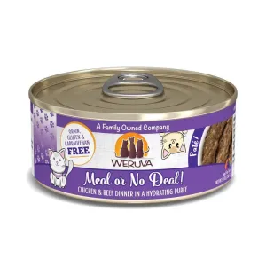 Weruva Classic Cat Pate Meal or No Deal! with Chicken & Beef Canned Cat Food healthy cat food, premium dry cat food