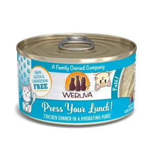 Weruva Classic Cat Pate Press Your Lunch! with Chicken Canned Cat Food wet cat food, canned cat food