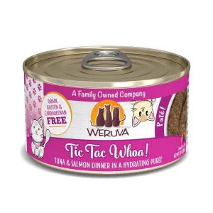 Weruva Classic Cat Pate Tic Tac Whoa! With Tuna & Salmon Canned Cat Food grain free cat food, no grain dry cat food