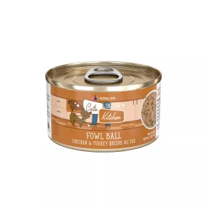 Weruva Fowl Ball Chicken and Turkey Recipe Canned Cat Food wet cat food, canned cat food