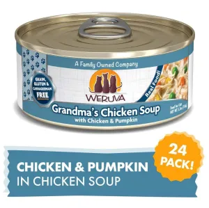 Weruva Grain Free Grandma's Chicken Soup With Chicken & Pumpkin Canned Cat Food wet cat food, canned cat food