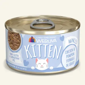 Weruva Kitten Chicken & Pumpkin Formula in Gravy Wet Food for Kittens kitten dry food, kitten wet food