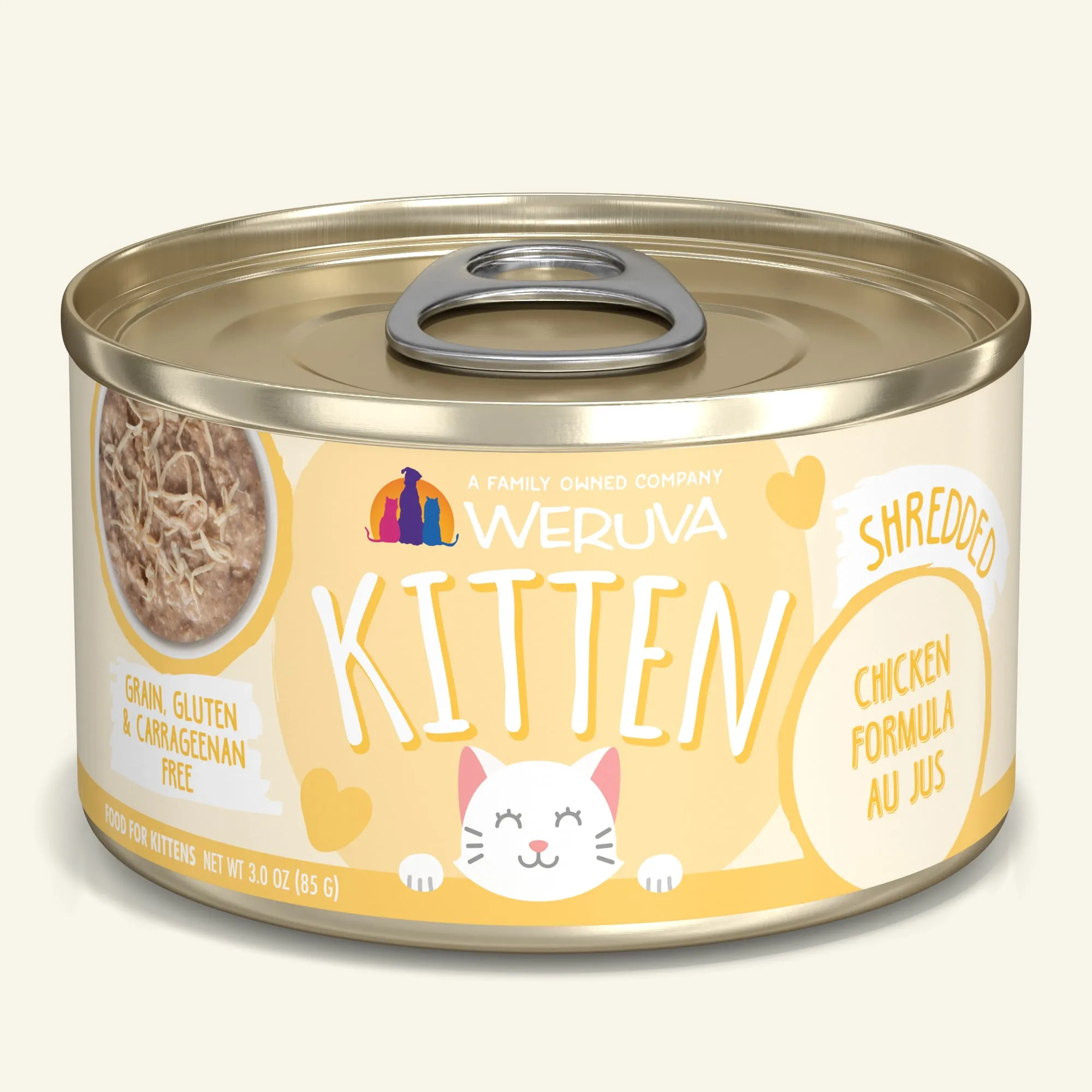 Weruva Kitten Chicken Formula Au Jus Wet Food for Kittens kitten dry food, kitten wet food