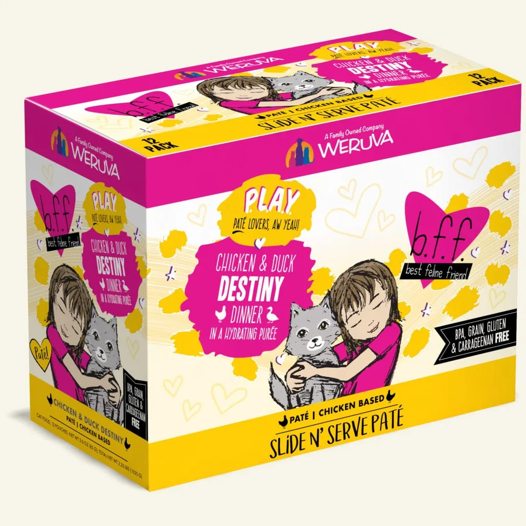 Weruva PLAY - Pat Lovers, Aw Yeah! Chicken & Duck Destiny healthy cat food, premium dry cat food