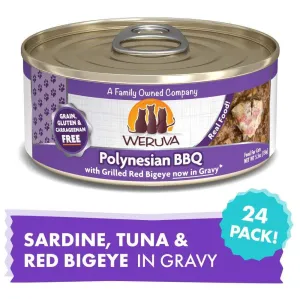 Weruva Polynesian BBQ With Grilled Red Big Eye Canned Cat Food grain free cat food, no grain dry cat food