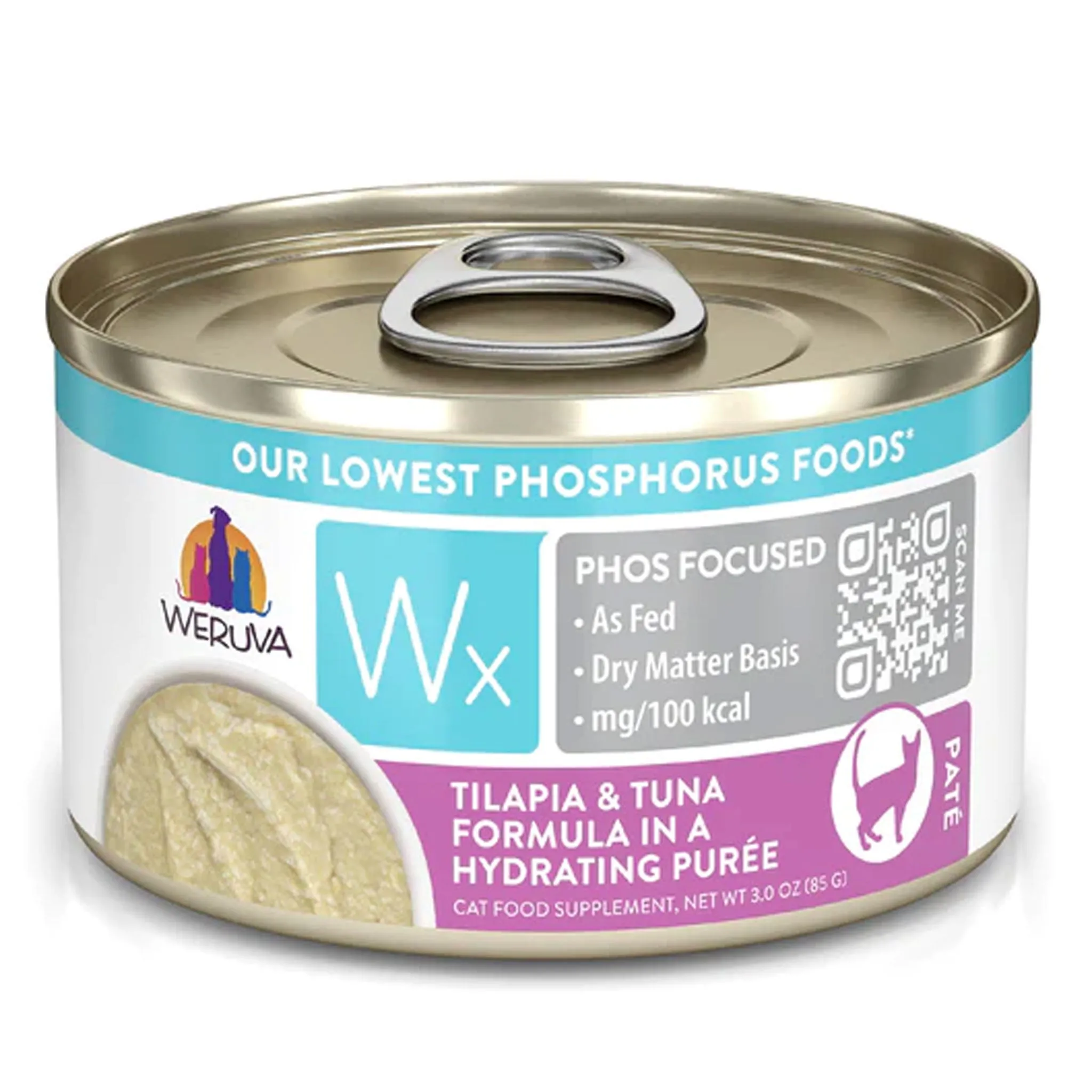 Weruva Wx Can Tilapia/Tuna Cat Food organic cat food, holistic cat food