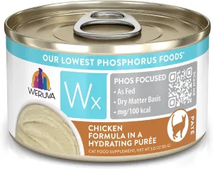Weruva Wx Phos Focused Chicken Formula Grain-Free Puree Wet Cat Food healthy cat food, premium dry cat food