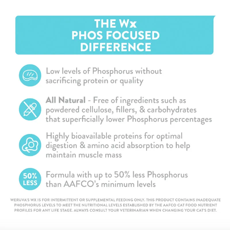 WERUVA Wx Phos Focused Chicken Formula in a Hydrating Pure for Cats