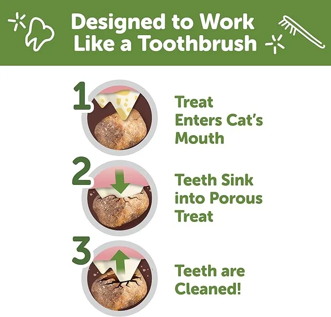 WHIMZEES Chicken and Salmon Cat Dental Treats