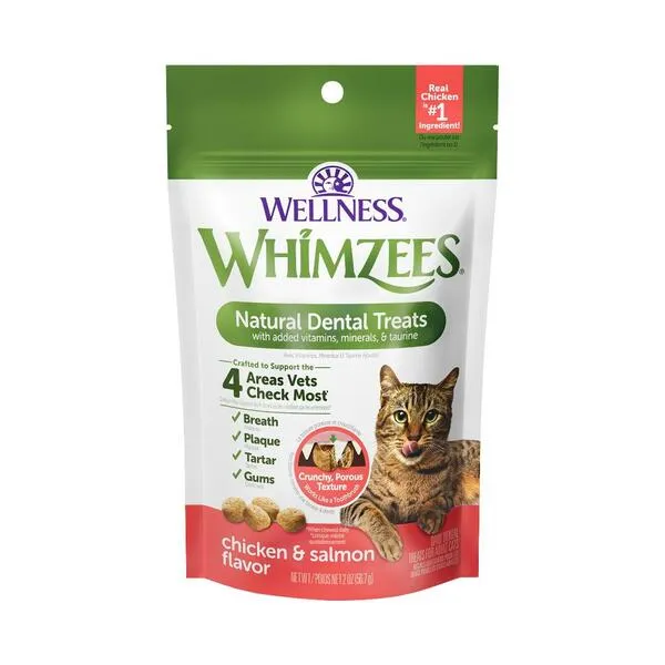 Whimzees Dental Treats Chicken & Salmon | Cat