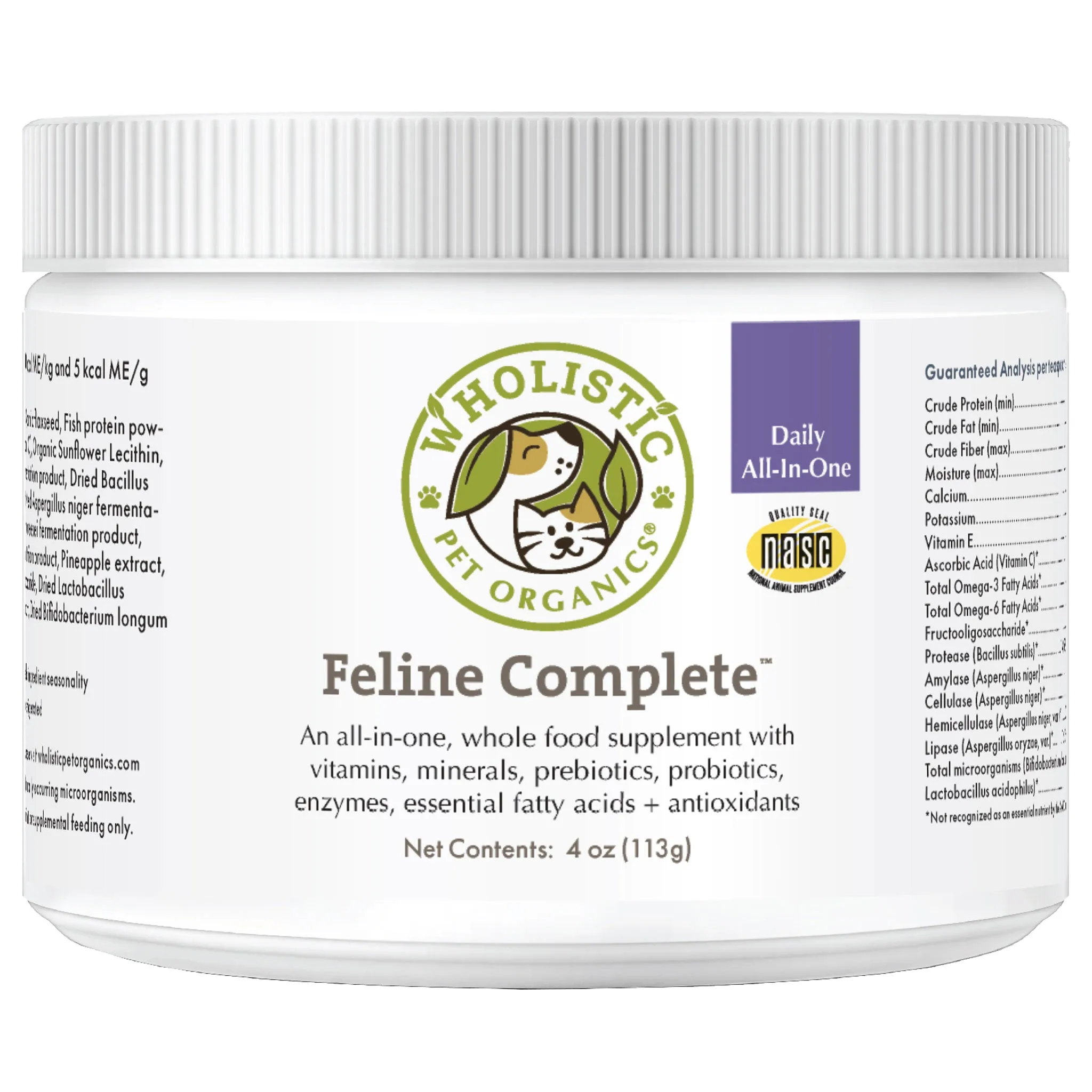 Wholistic Pet Organics Complete Kelp Cat Supplements cat toys, cat supplies