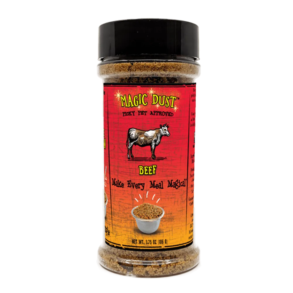 Wild Meadow Farms Magic Dust Beef Topper for Dogs and Cats cat essentials, basic cat supplies