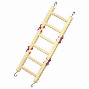 Wild Sanko Bird Natural Wood Ladder (WD869) bird cage parrot food bird toys bird perch bird treats