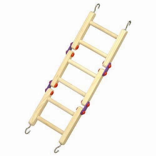 Wild Sanko Bird Natural Wood Ladder (WD869) bird cage parrot food bird toys bird perch bird treats