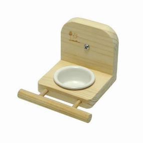 Wild Sanko Natural Wood Sky Restaurant for Small Birds 1pc bird cage parrot food bird toys bird perch bird treats
