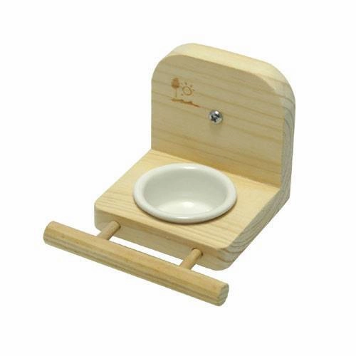 Wild Sanko Natural Wood Sky Restaurant for Small Birds 1pc bird cage parrot food bird toys bird perch bird treats