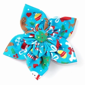 Winter Wonderland Dog Collar Flower dog collar accessory,collar decor