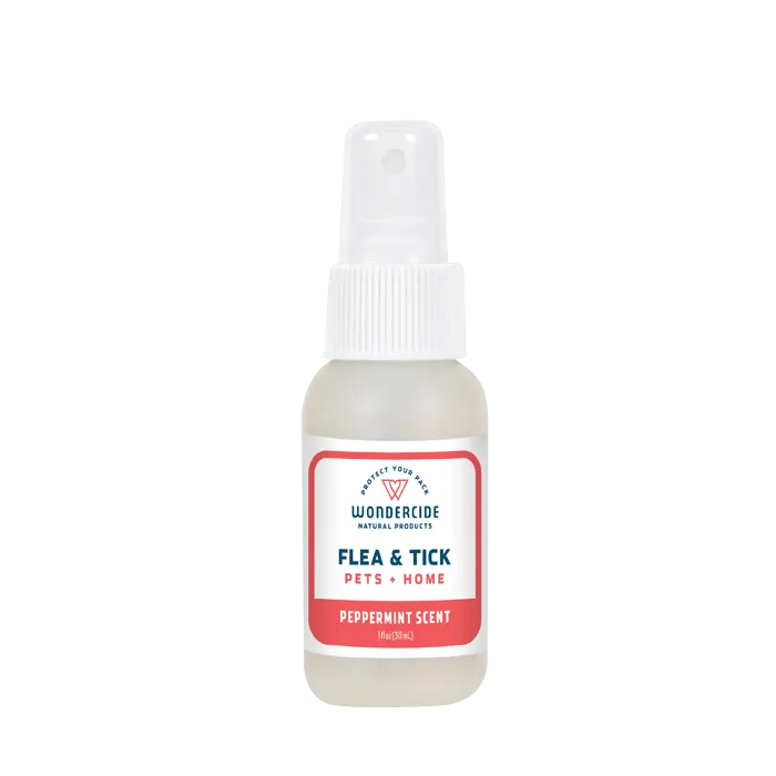 Wondercide Peppermint Flea and Tick Spray for Pets   Home flea treatment for cats, cat tick remover