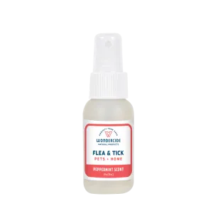 Wondercide Peppermint Flea and Tick Spray for Pets   Home flea treatment for cats, cat tick remover