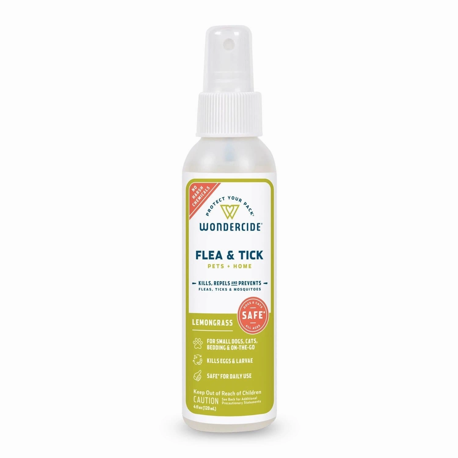 Wondercide Lemongrass Flea and Tick Spray for Pets   Home
