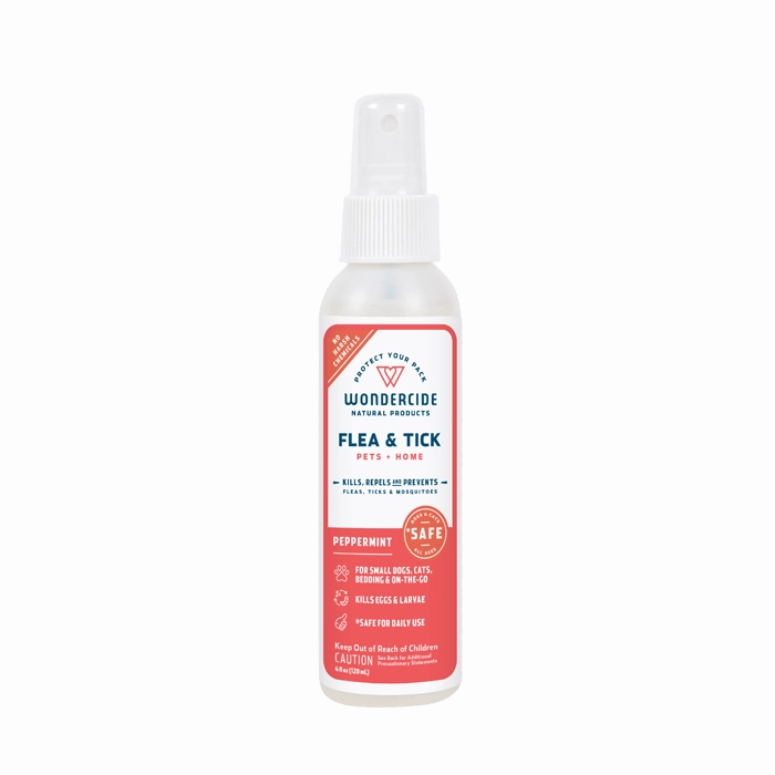 Wondercide Peppermint Flea and Tick Spray for Pets   Home