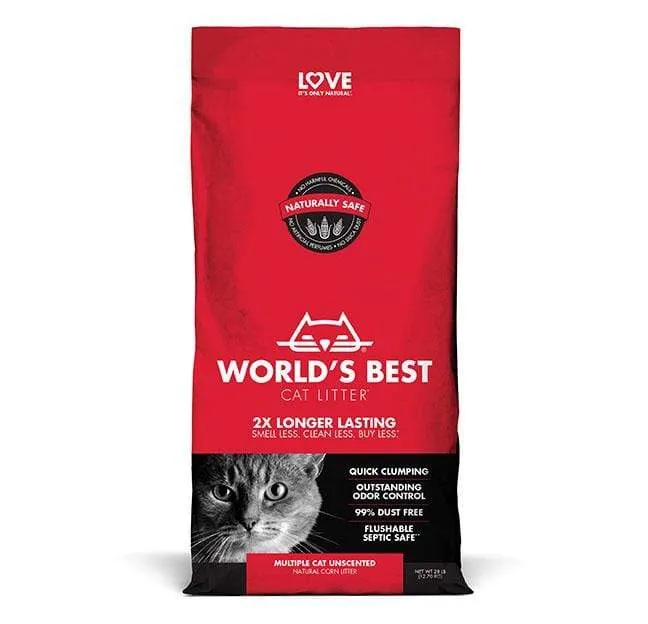 Worlds Best Cat Litter Multiple Cat Clumping Formula Cat Litter