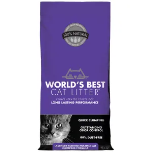 Worlds Best Multiple Cat Lavender Scented Litter adult cat food, best cat food for adults