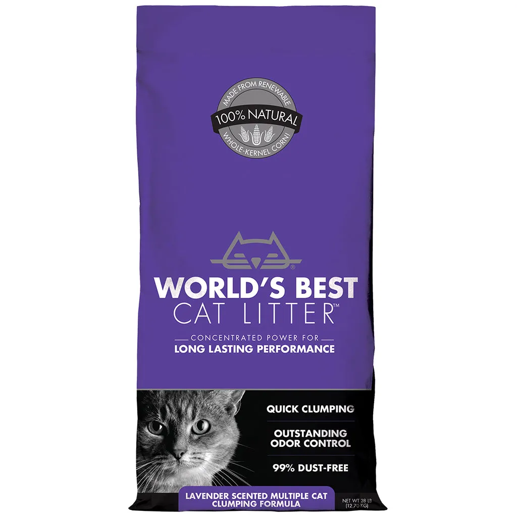 Worlds Best Multiple Cat Lavender Scented Litter adult cat food, best cat food for adults
