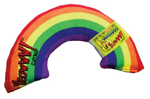 Yeoww! Rainbow Catnip Cat Toy catnip toys, feather wand toy